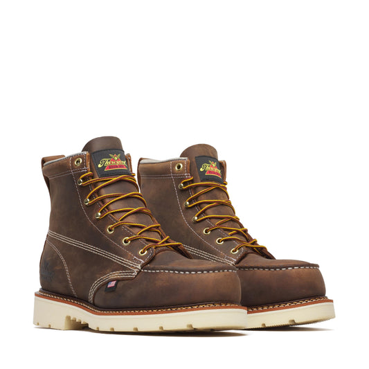Men's Thorogood American Heritage   Crazy Horse Steel Moc Toe 6" - 804-4375