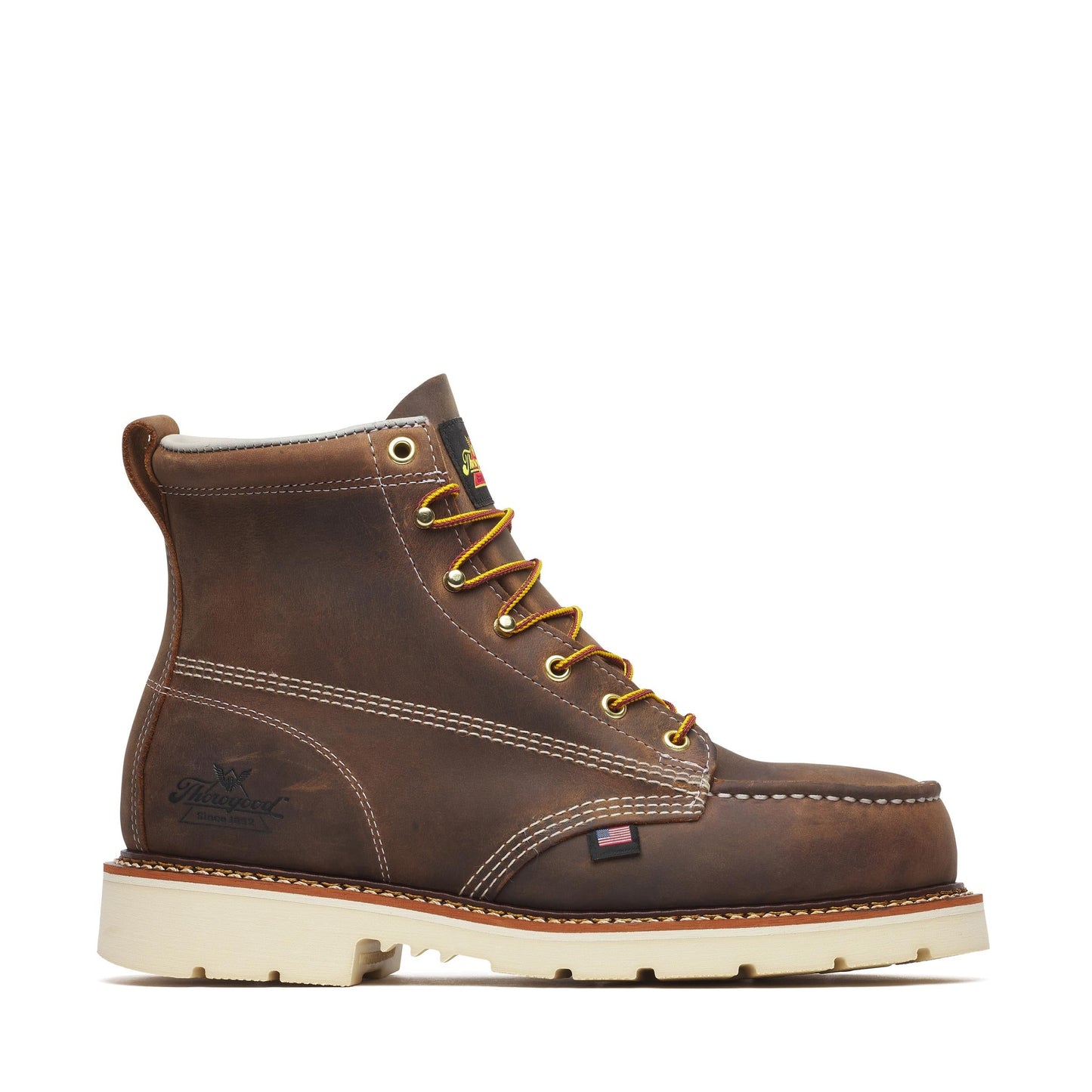 Men's Thorogood American Heritage   Crazy Horse Steel Moc Toe 6" - 804-4375