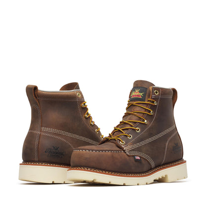 Men's Thorogood American Heritage   Crazy Horse Steel Moc Toe 6" - 804-4375