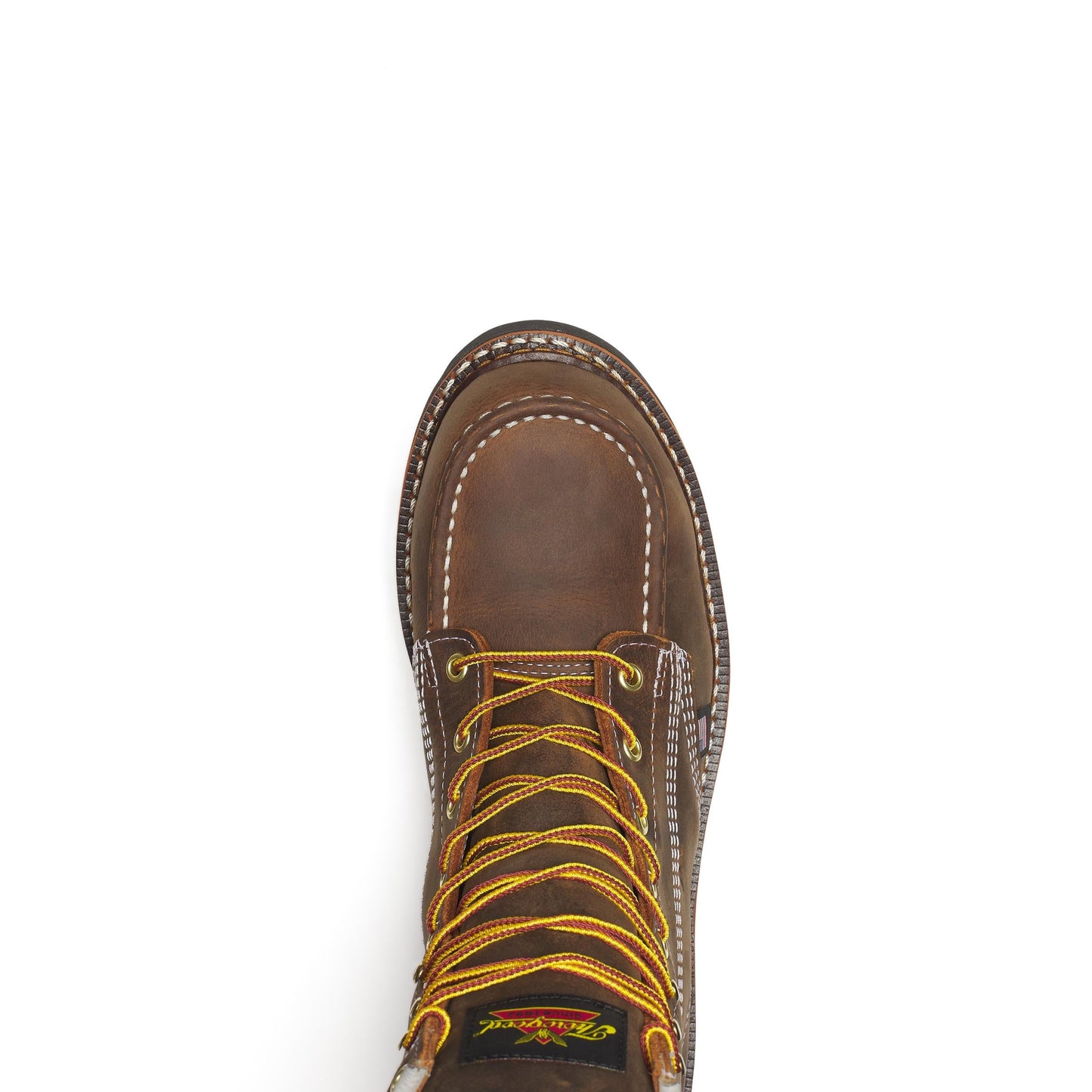Men's Thorogood American Heritage   Crazy Horse Steel Moc Toe BLK 8" - 804-4398