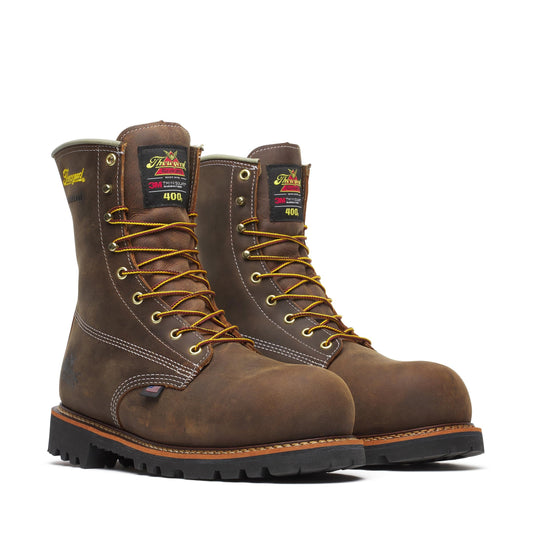 Men's Thorogood American Legacy  WP INSUL  Crazy Horse Nano Toe Vibram 8" - 804-4520