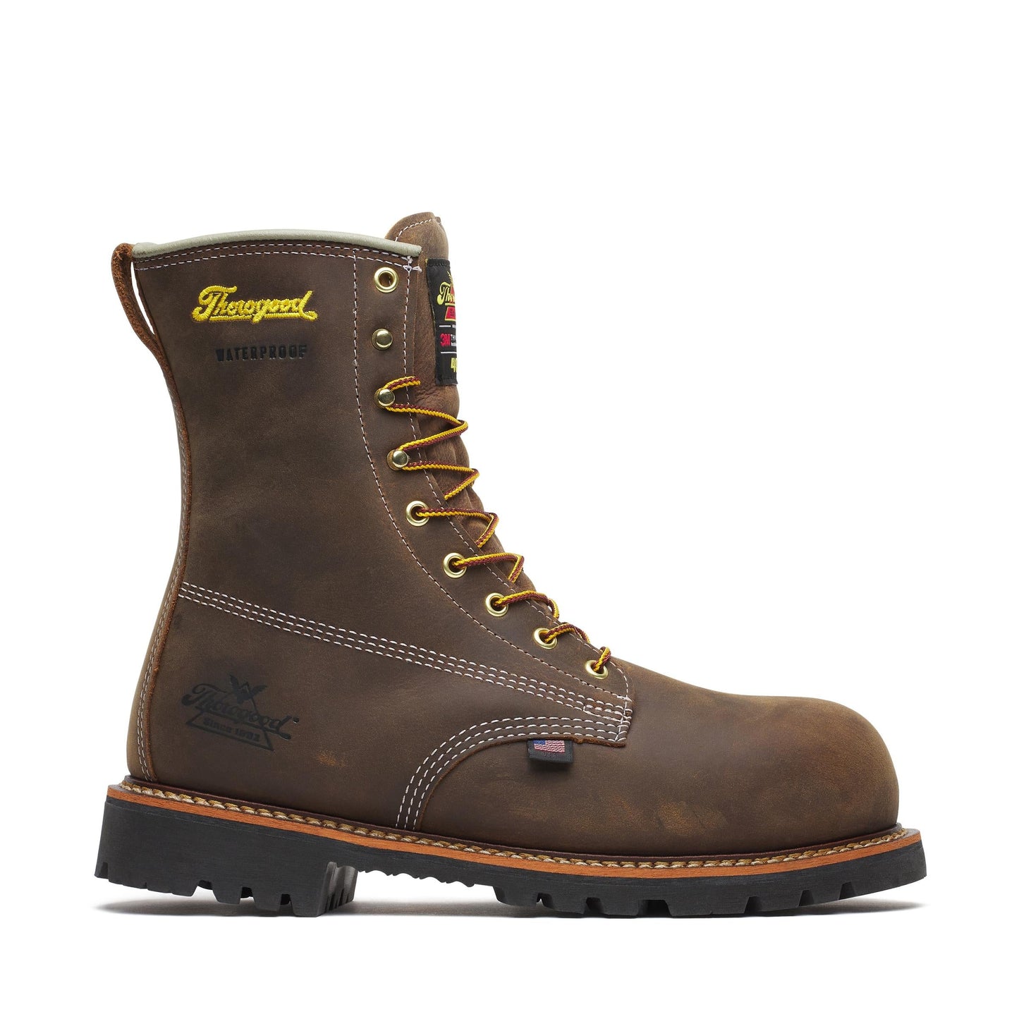 Men's Thorogood American Legacy  WP INSUL  Crazy Horse Nano Toe Vibram 8" - 804-4520