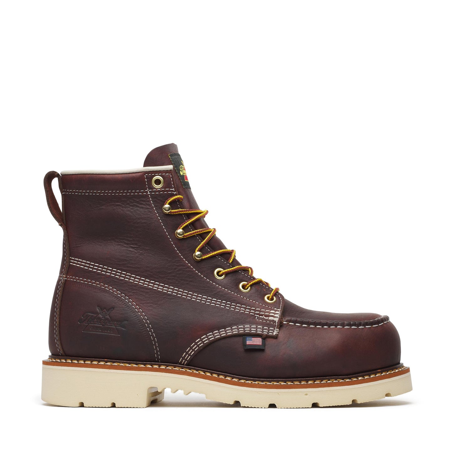 Men's Thorogood American Heritage   Black Walnut Nano Moc Toe MAXWear 6" - 804-6110