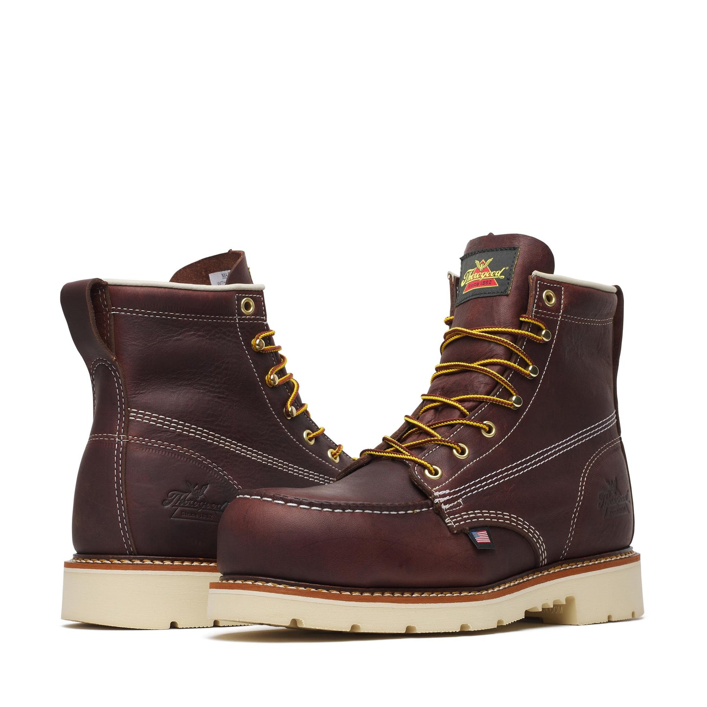 Men's Thorogood American Heritage   Black Walnut Nano Moc Toe MAXWear 6" - 804-6110