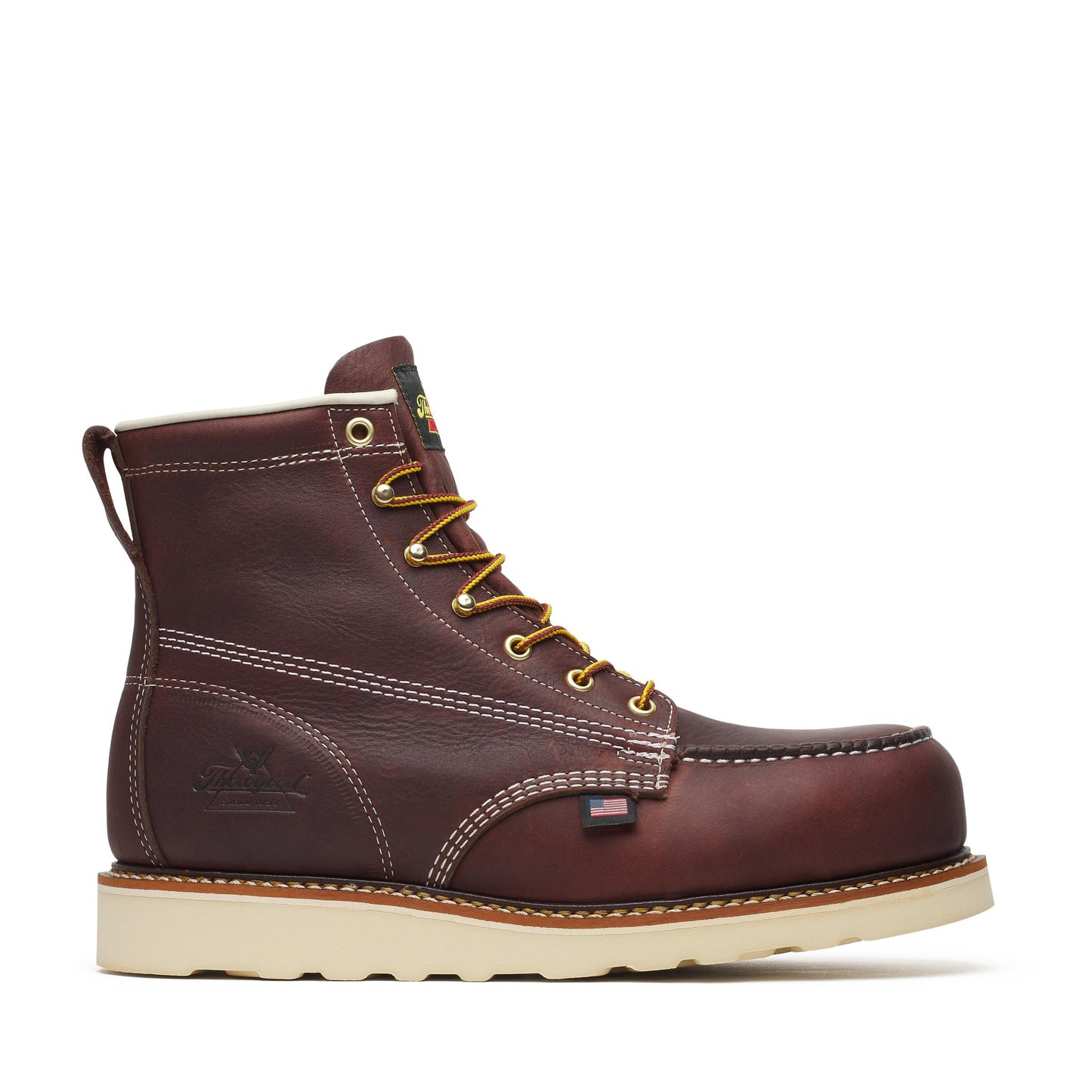 Men's Thorogood American Heritage   Black Walnut Nano Moc Toe MAXWear Wed 6" - 804-6120
