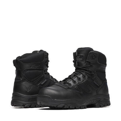 Men's Thorogood The Deuce  BBP WP  Black Comp Polish Toe SideZip 6" - 804-6190