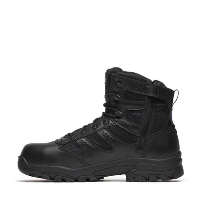Men's Thorogood The Deuce  BBP WP  Black Comp Polish Toe SideZip 6" - 804-6190