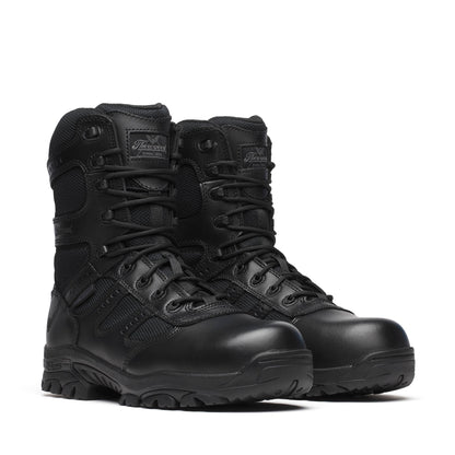 Men's Thorogood The Deuce  BBP WP  Black Comp Polish Toe SideZip 8" - 804-6191