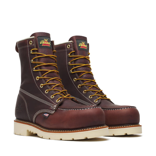 Men's Thorogood American Heritage  Black Walnut Nano Moc Toe MAXWear 8" - 804-6210