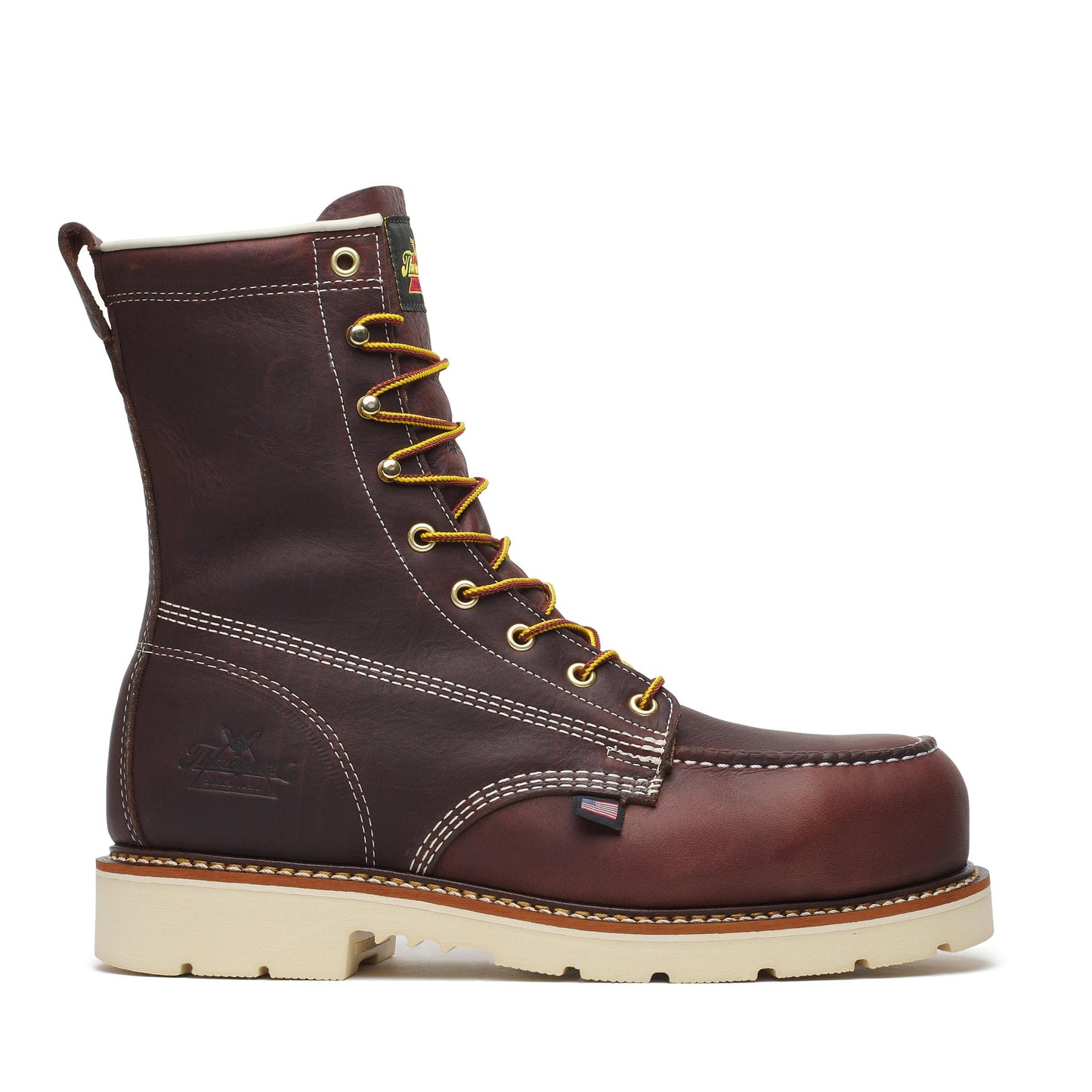 Men's Thorogood American Heritage  Black Walnut Nano Moc Toe MAXWear 8" - 804-6210