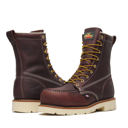 Men's Thorogood American Heritage  Black Walnut Nano Moc Toe MAXWear 8" - 804-6210