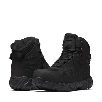 Men's Thorogood Crosstrex  BBP WP  Black Comp Toe SideZip 6" - 804-6290