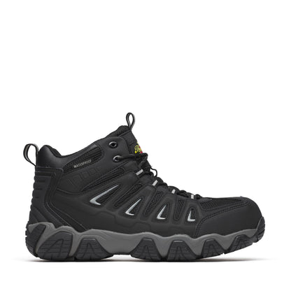 Men's Thorogood Crosstrex  WP Mid BlackGrey Comp Toe 5" - 804-6292