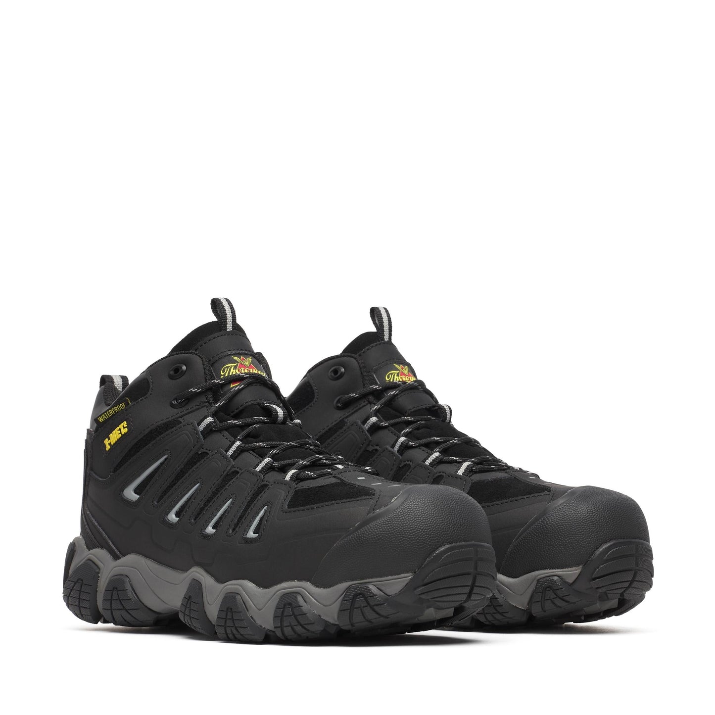 Men's Thorogood Crosstrex  WP Mid BlackGrey Comp Toe IMET2 6" - 804-6490
