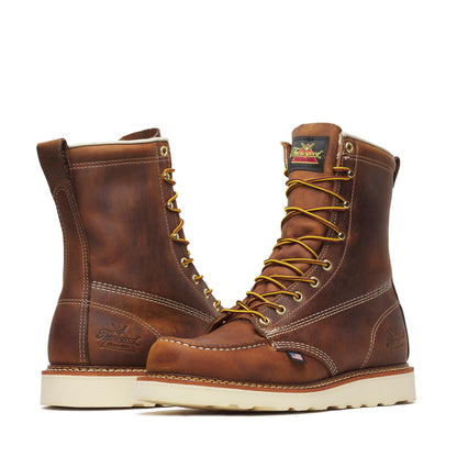 Men's Thorogood American Heritage   Crazy Horse Moc Toe Wedge 8" - 814-4178