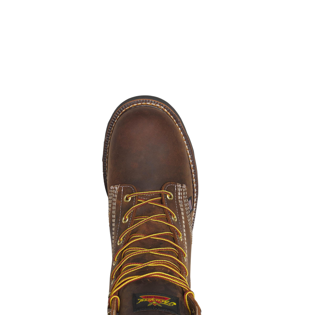 Men's Thorogood 8IN CRZYHRSE BLK WDGE RND TOE 8" - 814-4261