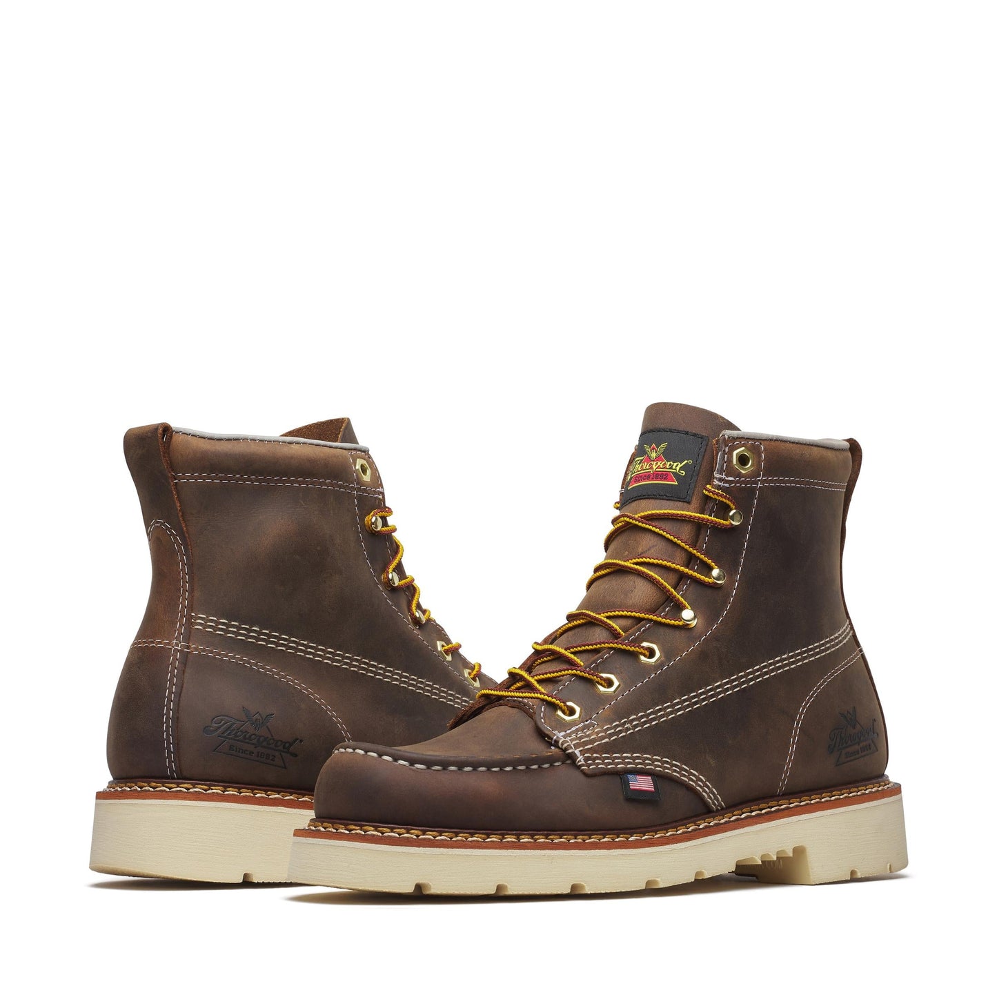 Men's Thorogood American Heritage   Crazy Horse Moc Toe 6" - 814-4375
