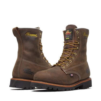 Men's Thorogood American Legacy  WP INSUL  Crazy Horse Vibram 8" - 814-4520