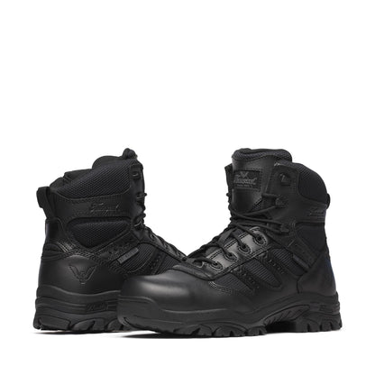Men's Thorogood The Deuce  BBP WP  Black Polish Toe SideZip 6" - 834-6218