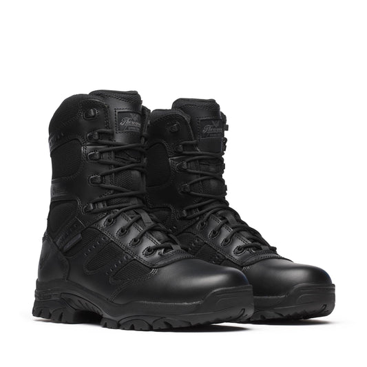 Men's Thorogood The Deuce  BBP WP  Black Polish Toe SideZip 8" - 834-6219
