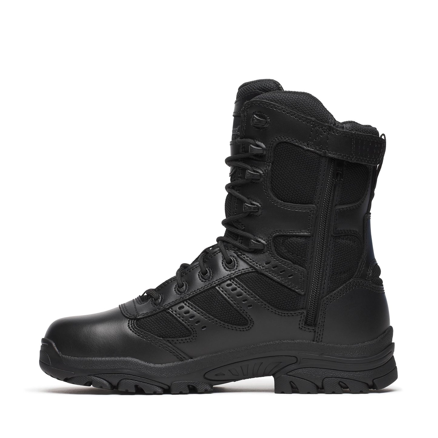 Men's Thorogood The Deuce  BBP WP  Black Polish Toe SideZip 8" - 834-6219