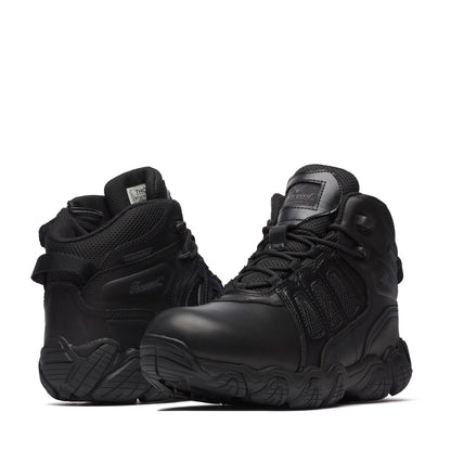 Men's Thorogood Crosstrex  BBP WP  Black Polish Toe SideZip 6" - 834-6385