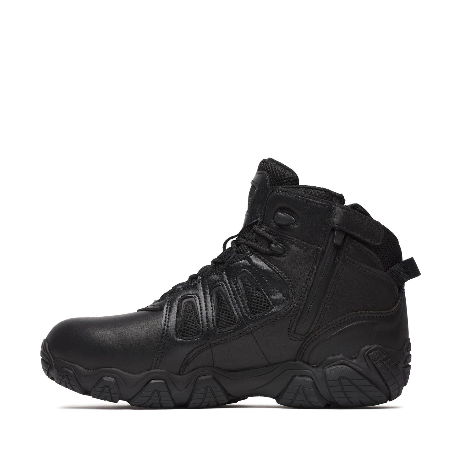 Men's Thorogood Crosstrex  BBP WP  Black Polish Toe SideZip 6" - 834-6385