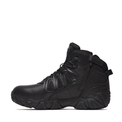 Men's Thorogood Crosstrex  BBP WP  Black Polish Toe SideZip 6" - 834-6385