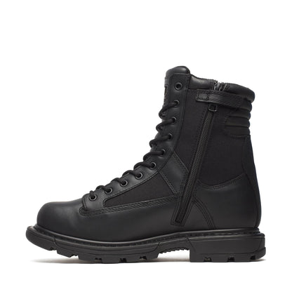Men's Thorogood GenFlex2  BBP WP  Black Polish Toe SideZip 8" - 834-7991