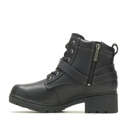 Tegan Lace up Boot w/ Zipper - D84424