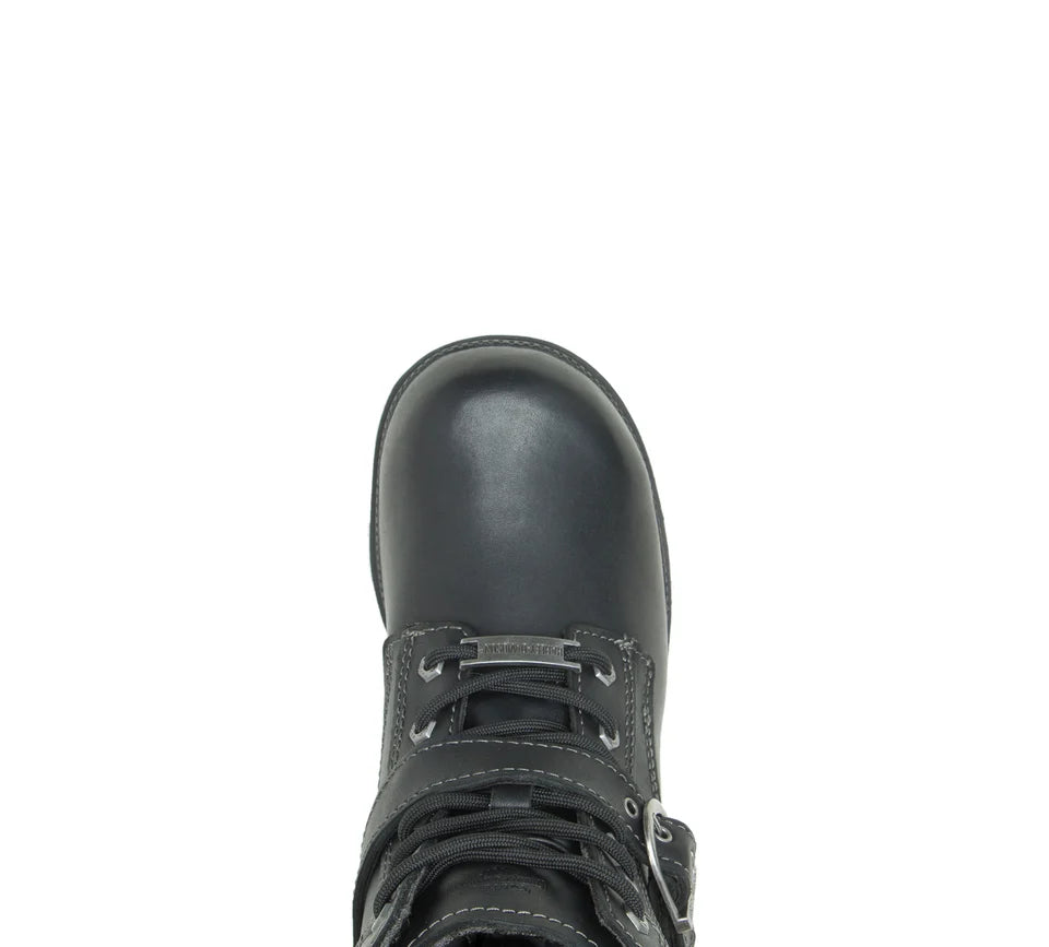 Tegan Lace up Boot w/ Zipper - D84424