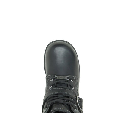 Tegan Lace up Boot w/ Zipper - D84424