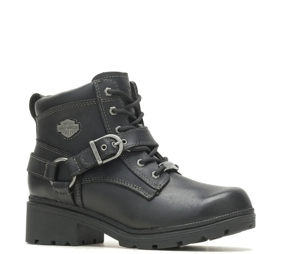 Tegan Lace up Boot w/ Zipper - D84424