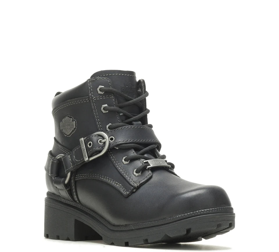 Tegan Lace up Boot w/ Zipper - D84424