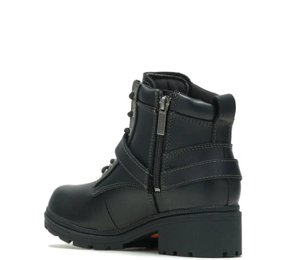 Tegan Lace up Boot w/ Zipper - D84424