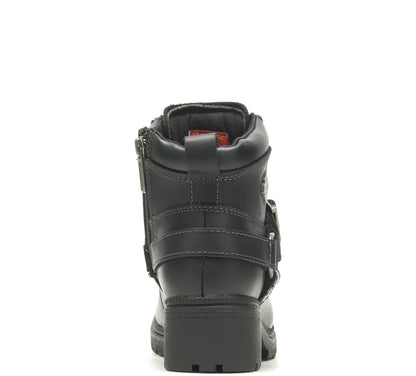 Tegan Lace up Boot w/ Zipper - D84424