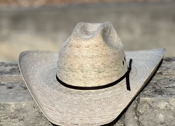 Lone Star Palm Leaf Truman Adult Straw Cowboy Hat