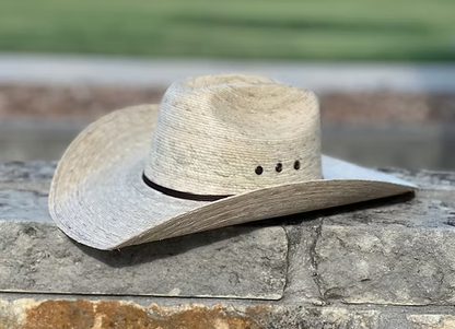 Lone Star Palm Leaf Truman Adult Straw Cowboy Hat