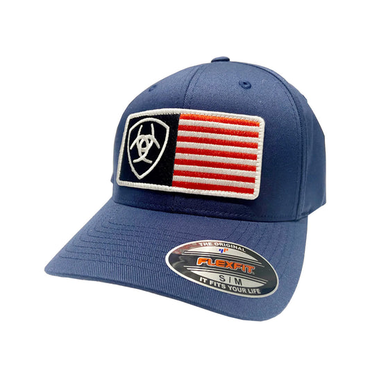 Shield USA Flag Flexfit Patch Cap