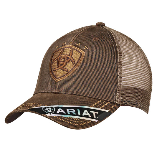 Ariat Oilskin Embroidered Shield Logo Cap - 1515602