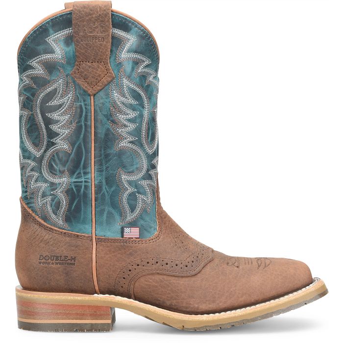 DOUBLE-H アメリカ製ウエスタンブーツ Double H Men's Boot- HUDSON - DH4672 – Circle B Western Wear