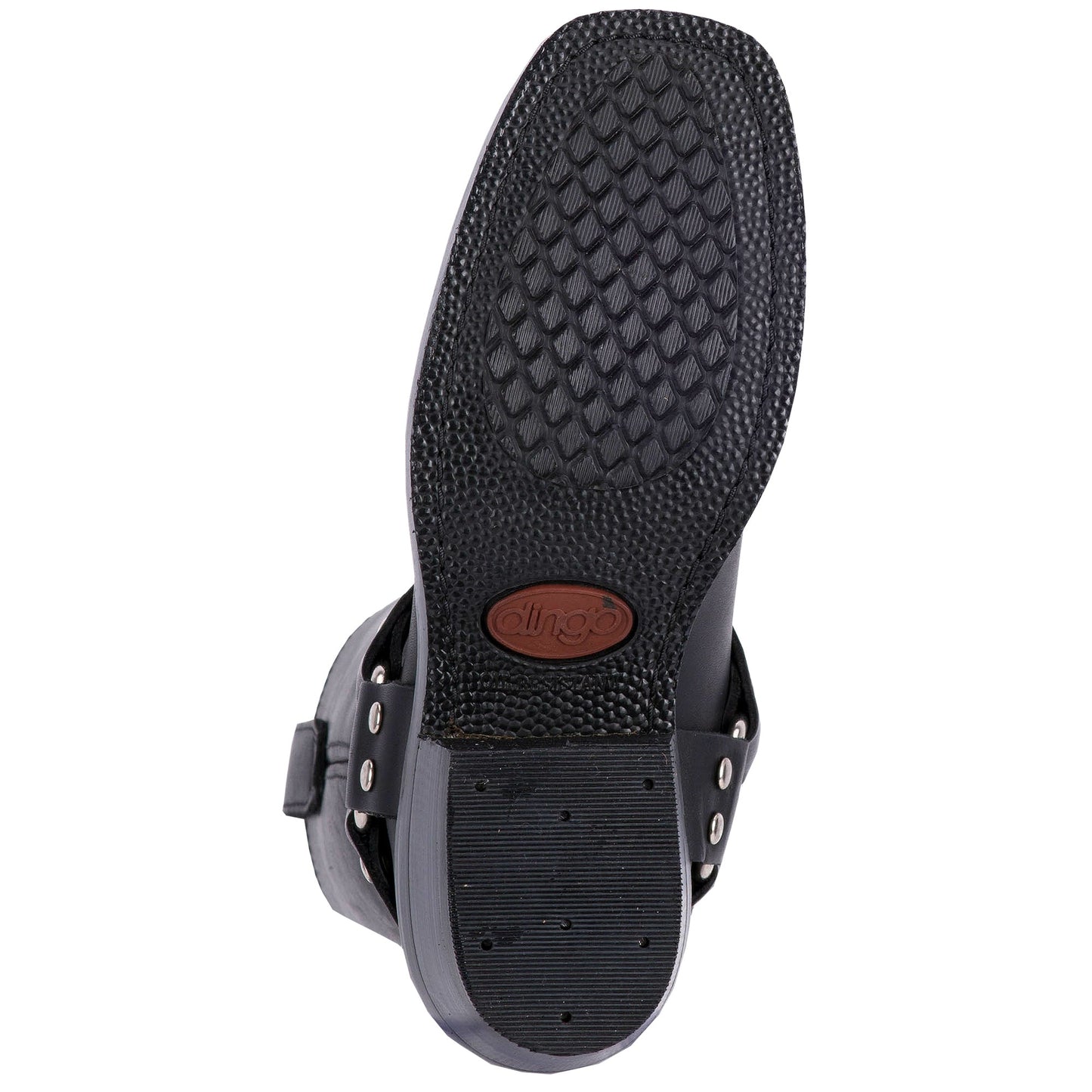 Women's Dingo Molly Leather Harness Boot - Black - DI07370-BK