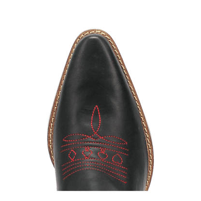 Women's Dingo Queen A Hearts  Leather Boot - Black - DI174-BK