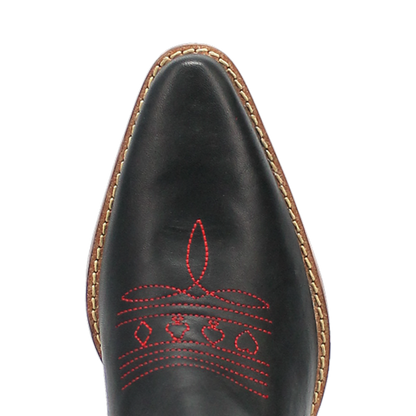Women's Dingo Queen A Hearts  Leather Boot - Black - DI174-BK