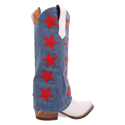 Women's Dingo Glory Days Leather Boot - White - DI1776-MU