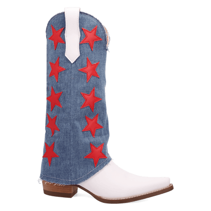 Women's Dingo Glory Days Leather Boot - White - DI1776-MU