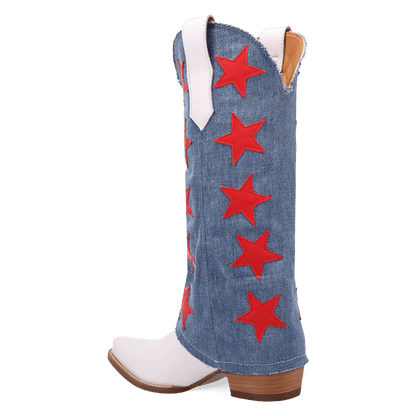Women's Dingo Glory Days Leather Boot - White - DI1776-MU
