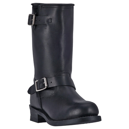 Men's Dingo Rob  Leather Harness Boot - Black - DI19040-BK