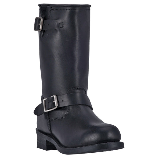Men's Dingo Rob  Leather Harness Boot - Black - DI19040-BK