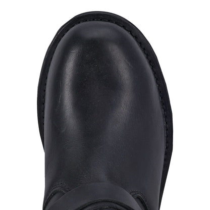 Men's Dingo Rob  Leather Harness Boot - Black - DI19040-BK